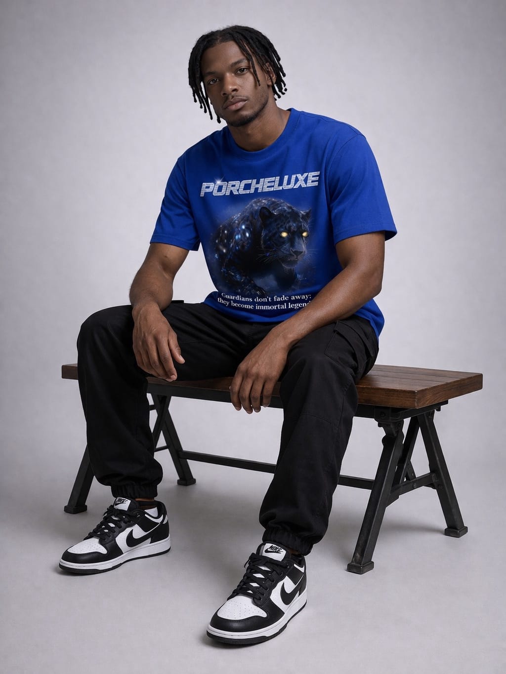 Black Panther Legacy Tee – Blue Edition - Image 4
