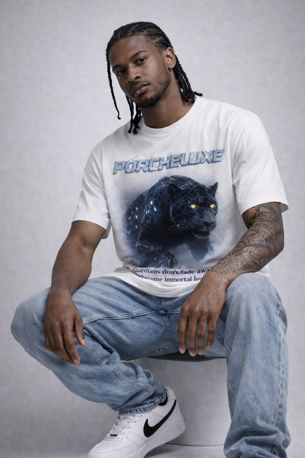 Black Panther Legacy Tee – White Edition - Image 3