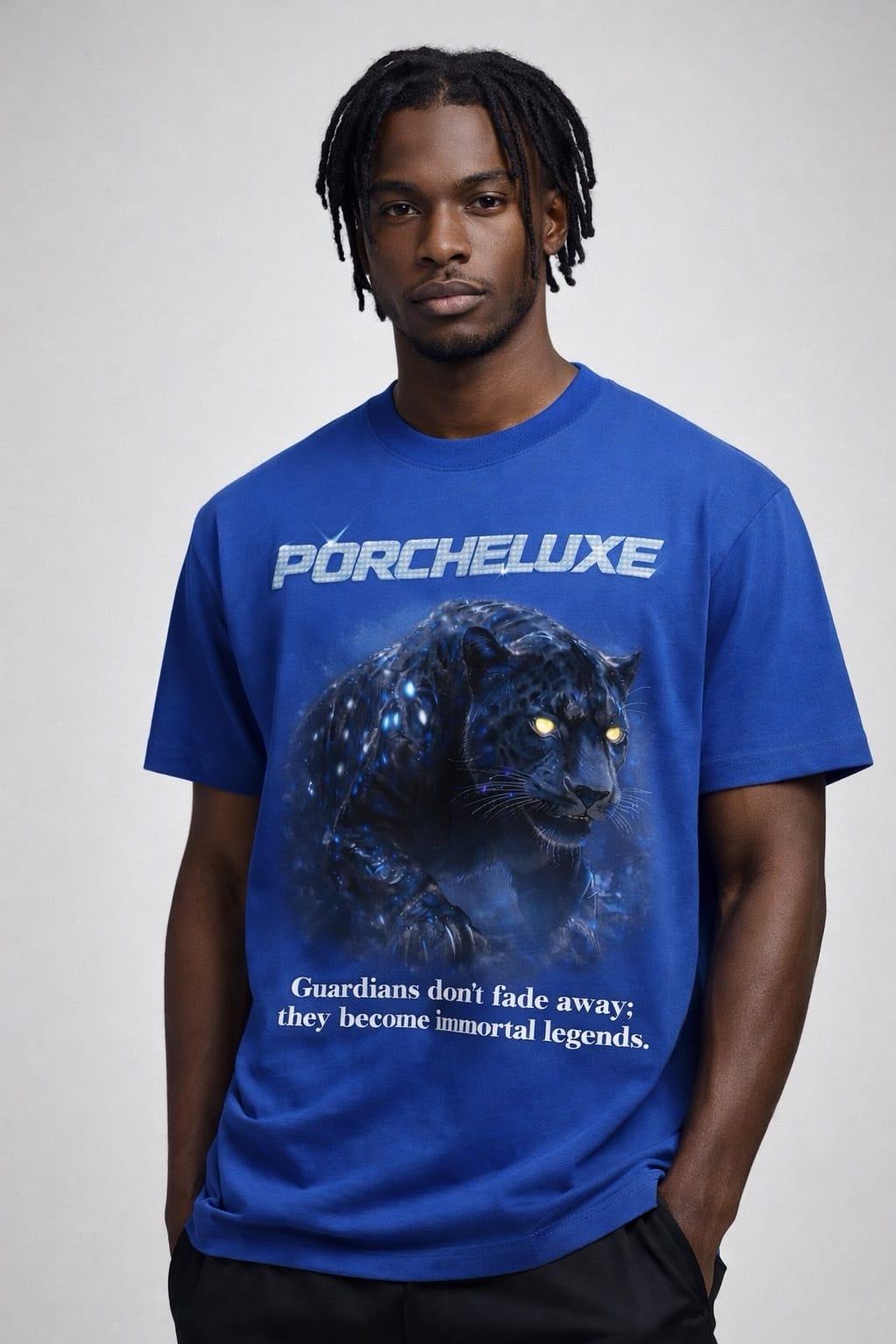 Black Panther Legacy Tee – Blue Edition
