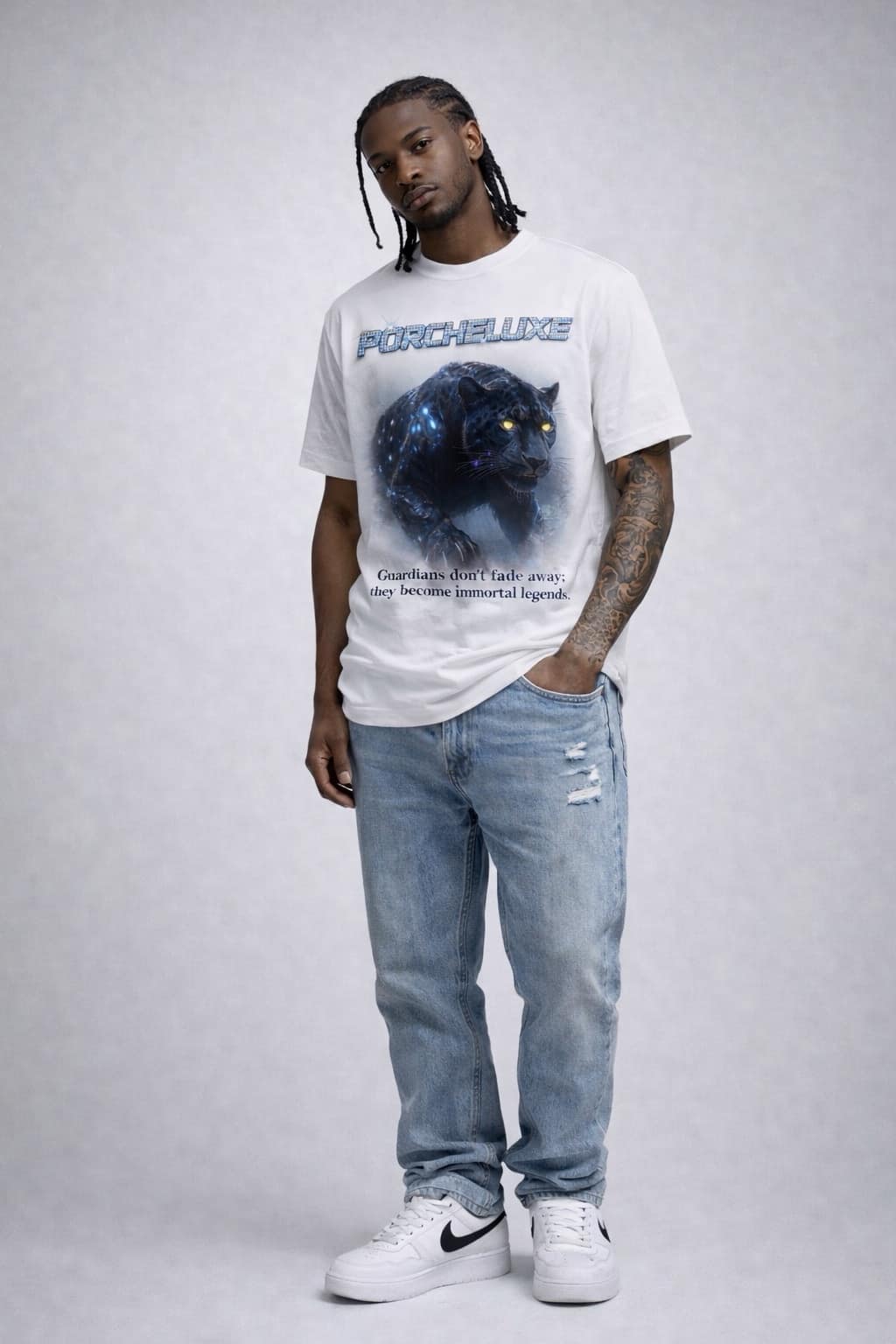 Black Panther Legacy Tee – White Edition - Image 5