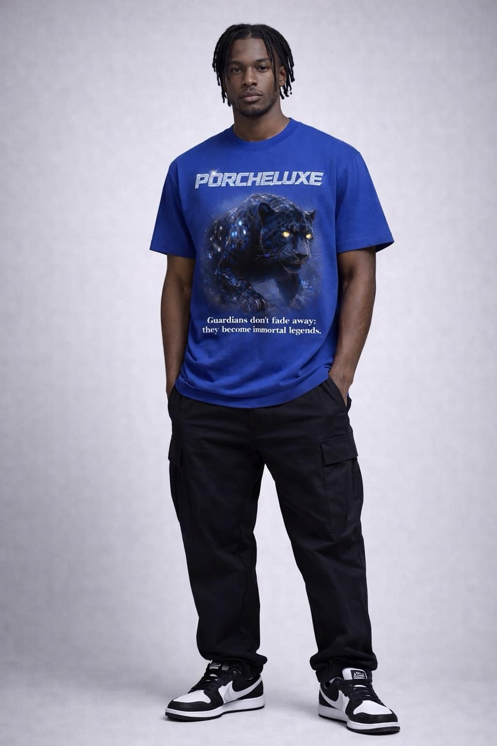 Black Panther Legacy Tee – Blue Edition - Image 6