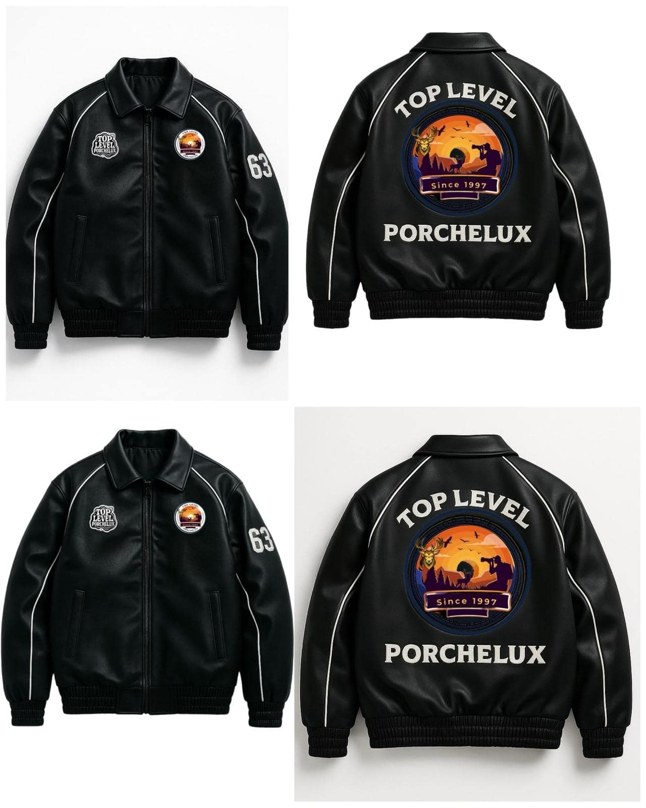 Panther Leather Jacket By Porcheluxe - Image 3