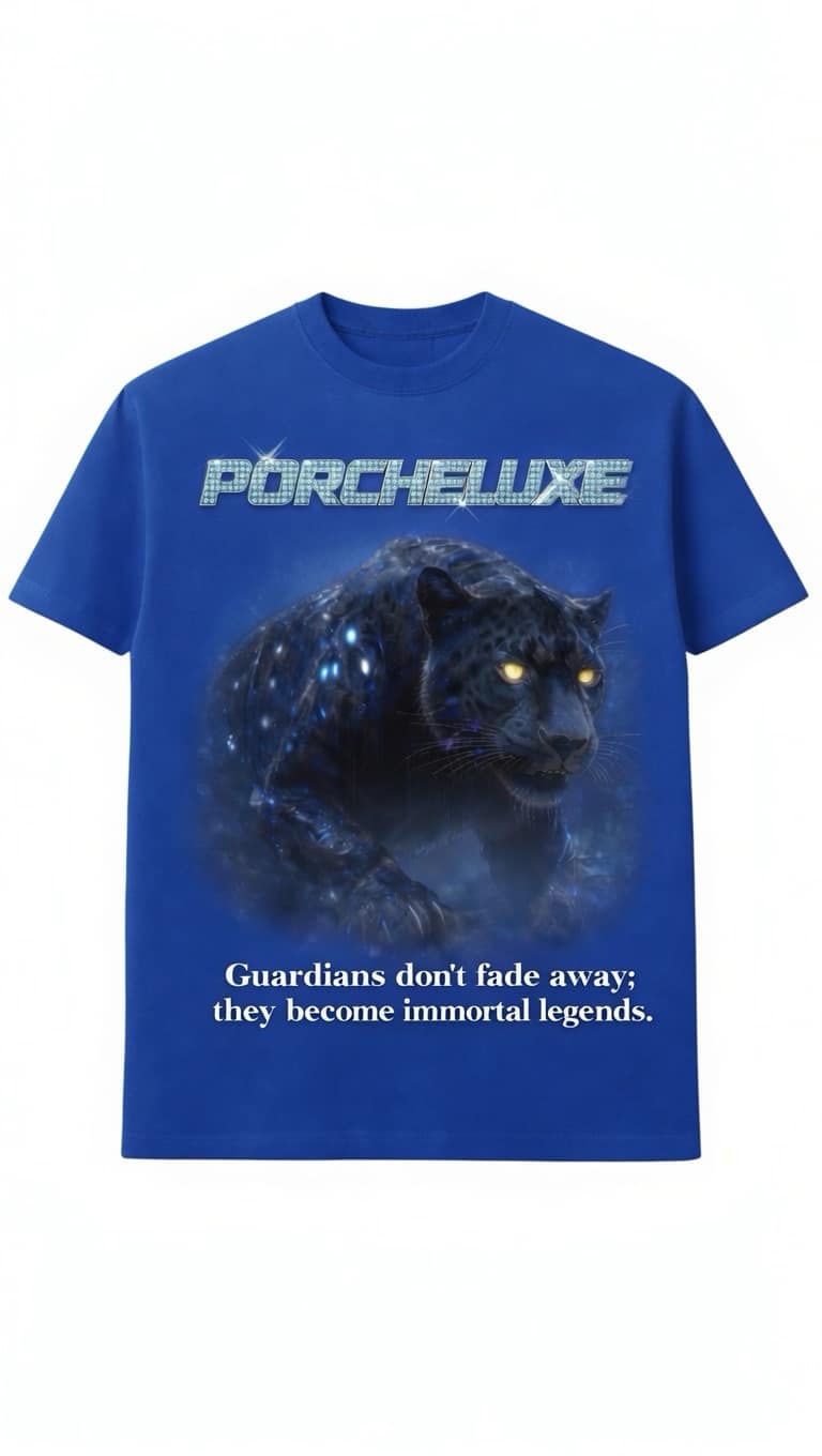 Black Panther Legacy Tee – Blue Edition - Image 2